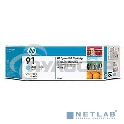 Картридж струйный HP 91 C9470A Pigment (775 мл) светло-голубой для DJ Z6100