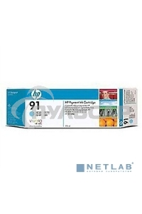 Картридж струйный HP 91 C9470A Pigment (775 мл) светло-голубой для DJ Z6100