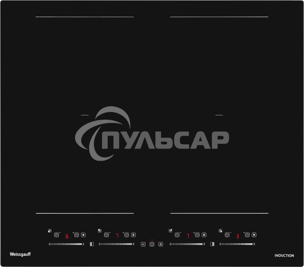 Индукционная варочная панель стеклокерамическая Weissgauff HI 644 Flex Premium