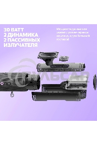 Умная колонка Yandex Стрит Алиса зеленый 30W 2.0 BT/Wi-Fi 10м 3300mAh (YNDX-00030GRN)