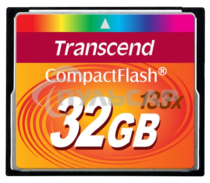 Флеш карта CF 32Gb Transcend TS32GCF133 w/o adapter