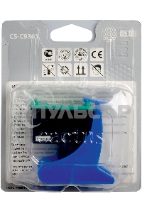 Картридж струйный Cactus CS-C9361 №136 трехцветный (18 мл.) для HP DJ 5443/D4163/DJ 6313/PS 2573/C3183/C4183/D5163/1513/1513s