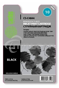 Картридж струйный Cactus CS-C4844 черный (72 мл) для №10 HP 2000/2500/1000/1100/1200