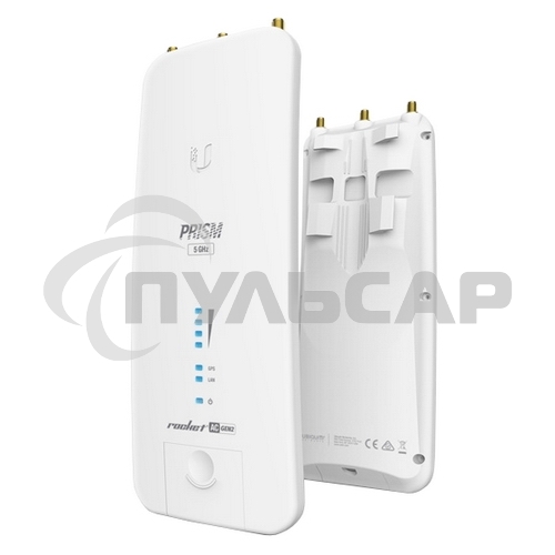 Точка доступа UBIQUITI RP-5AC-Gen2 Rocket 5AC PRISM Gen 2 Радиоустройство 5 ГГц, PtMP/PtP, airMAX ac, 2x RP-SMA, фильтры airPrism, GPS Sync