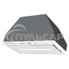 Встраиваемая вытяжка Kuppersberg INBOX 54 W, ширина 54 см, отвод/рециркуляция, 1000 м3/час, управление Soft Touch, 4 скорости, светодиодное освещение 1х13 Вт, металлические жироулавливающие фильтры, угольный фильтр (опция), цбелый