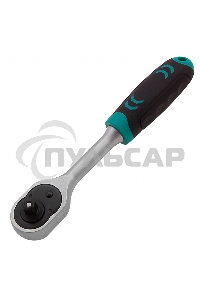 Набор головок STELS 14125 набор торцевых головок 1/4'' головки 4 - 13мм с трещот. ключом crv 11пр.