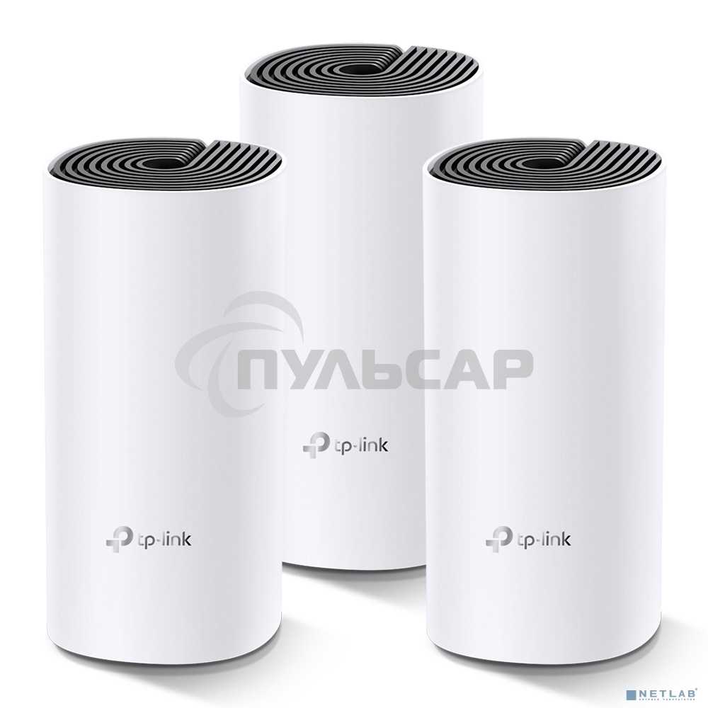 Бесшовный Mesh роутер TP-Link Deco M4 (DECO M4(3-PACK)) AC1200 10/100/1000BASE-TX (упак.:3шт)