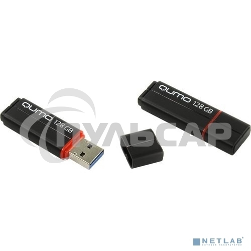 Флешка USB QUMO 128 Gb SPEEDSTER 3.0 BLACK, цвет корпуса черный (QM128GUD3-SP-black)