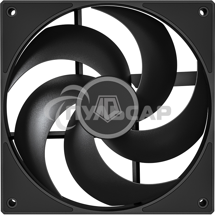 Вентилятор для корпуса ID-Cooling AS-140-K черный, 140 мм, 1800 об/мин, 24.9 дБ, 4 pin