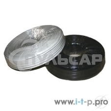 Кабель Gembird Кабель телефонный 100м (4-х жильный, 2 пары, плоский) черный