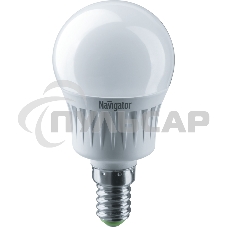 Лампа светодиодная Navigator NLL-G45-7-230-4K-E14 7Вт шар 4000К белый E14 560лм 176-264В