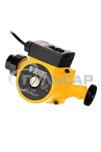 Циркуляционный насос CP25-6, напор 6 м, 50 л/мин, 1 м кабель, монт. длина 180 мм Denzel