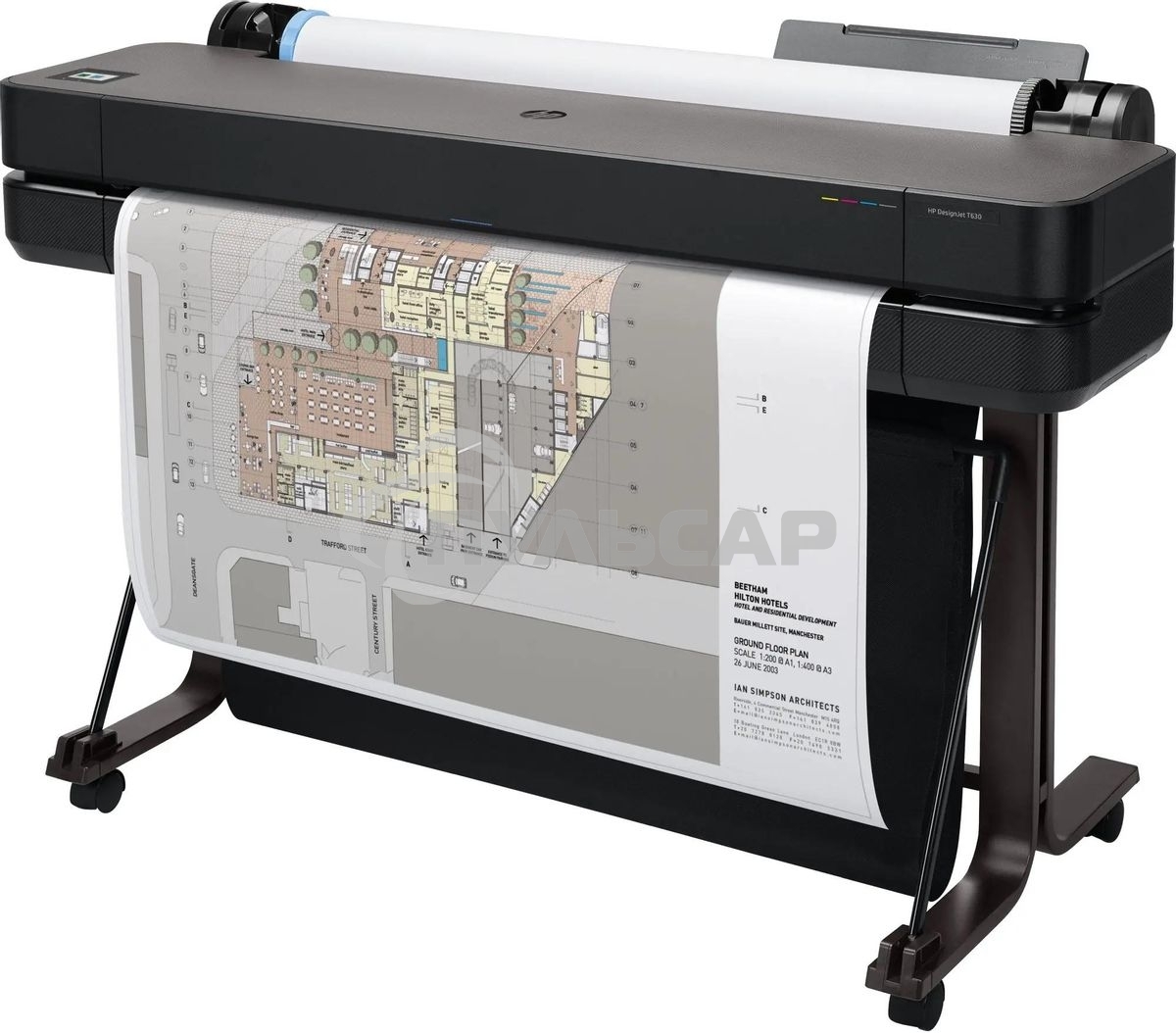Плоттер струйный HP Designjet T630 (5HB11A), A0, 36