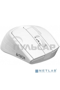 Мышь беспроводная A4Tech Fstyler FG30 белый/серый, 2000 dpi, радиоканал, USB, кнопки - 5