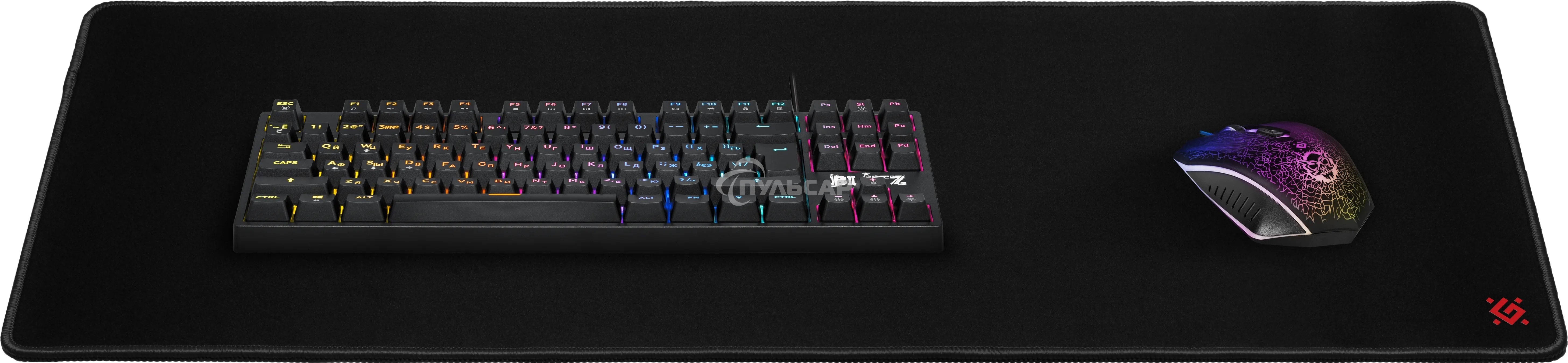 Коврик для мышки Defender черный ULTRA ONE