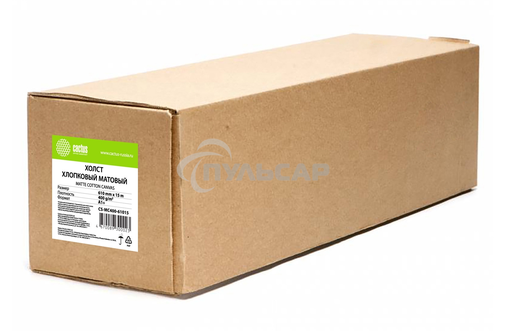 Холст Cactus CS-MC400-61015 24