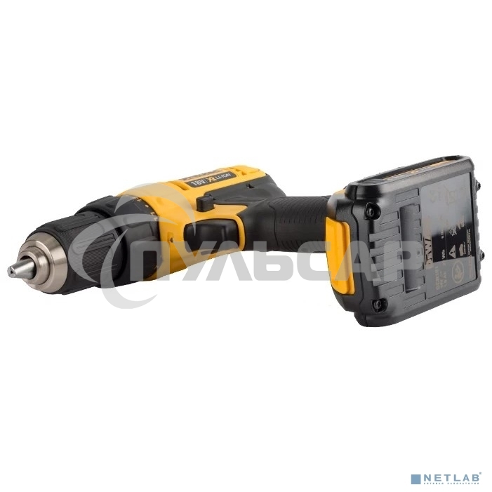 Дрель-шуруповерт DeWalt DCD771D2-KS, Аккумуляторная, 18В, 2 АКБ, Кейс