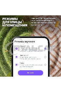 Умная колонка Yandex Стрит Алиса зеленый 30W 2.0 BT/Wi-Fi 10м 3300mAh (YNDX-00030GRN)