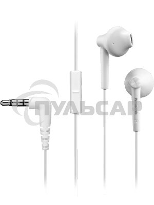 Наушники Panasonic RP-TCM55GC-W внутриканальные 10-24000Гц 1.2м 3.5мм 109дБ микрофон белые