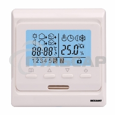 Терморегулятор Rexant с дисплеем и автоматическим программированием /R51XT/ 51-0532