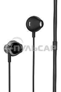 Наушники вкладыши Philips TAUE100BK/00 1.2м черный проводные в ушной раковине