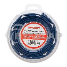 Трубка термоусаживаемая 6.0/3.0мм синяя. ролик 2.44м Rexant 29-0035