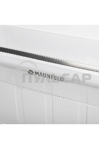 Холодильник Maunfeld MFF176SFW белый двухкамерный 187/75л морозилка снизу, ручная разморозка