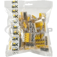 Клемма IEK СМК UKZ60-415-050 5x 0.2-0.4мм2 дл.19.2мм ш.30.4мм желтый (упак.:50шт)