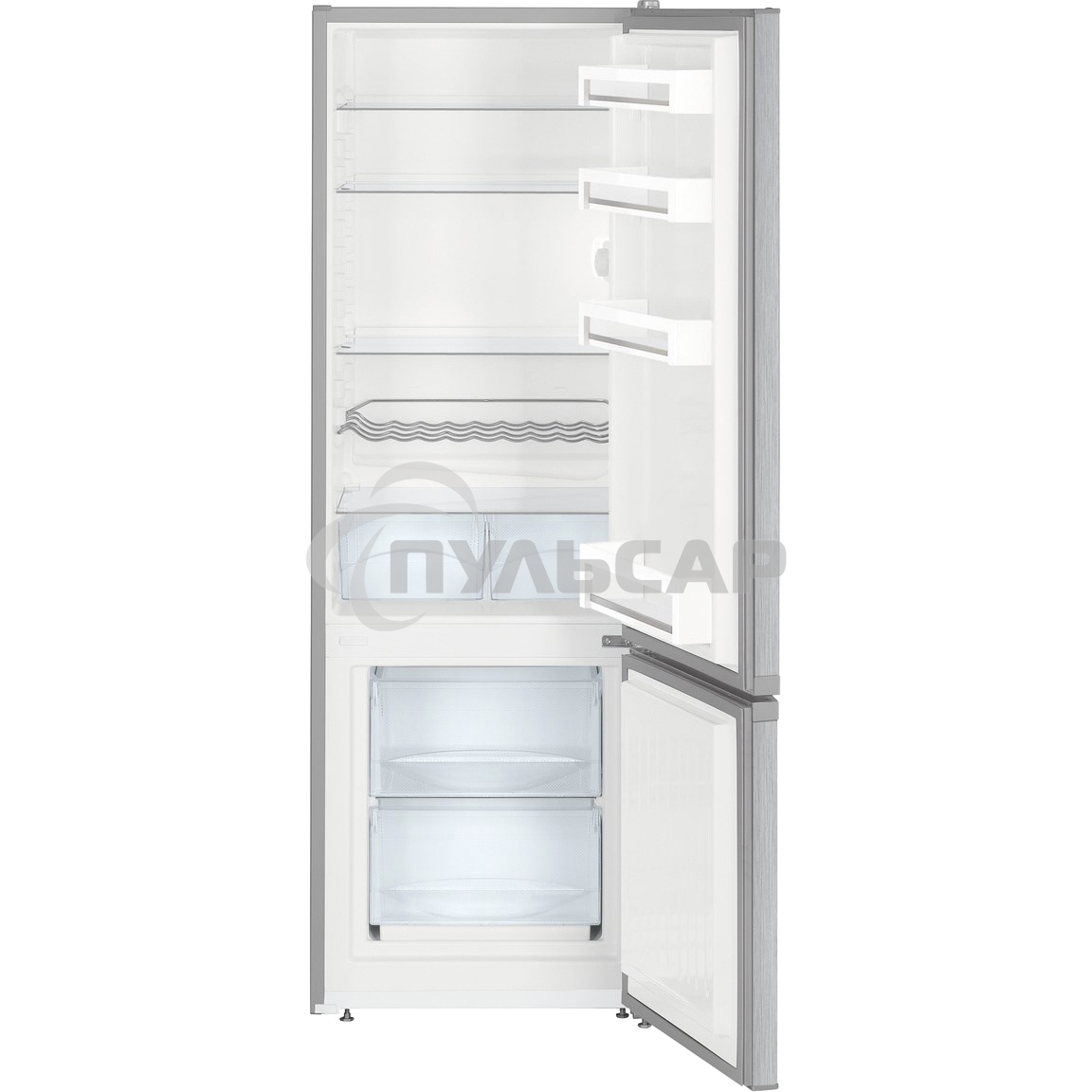 Холодильник Liebherr CUELE 2831-26 001 серебристый двухкамерный 219/53л морозилка снизу