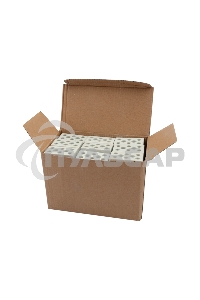 Клемма керамическая винтовая 16 мм² 3 пары контактов с крепежным отверстием Rexant (45 шт./уп.)