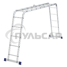 Лестница шарнирная алюминиевая, 2х4+2х5, Россия Сибртех 97884