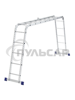 Лестница шарнирная алюминиевая, 2х4+2х5, Россия Сибртех 97884