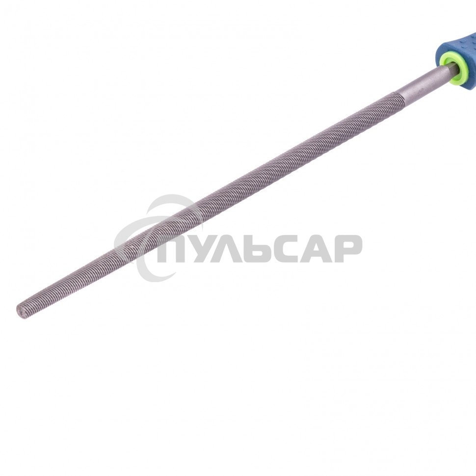 Напильник СИБРТЕХ, 250 мм круглый, двухкомпонентная рукоятка, №2 16130