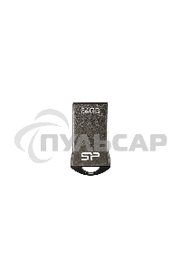 Флешка USB Silicon Power R/W 64 Gb Touch T01 SP064 GbUF2T01V1K USB 2.0 черный/серебристый