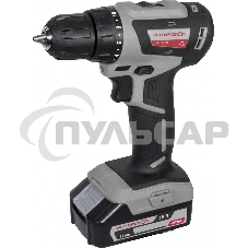 Дрель-шуруповерт ИНТЕРСКОЛ ДА-10/18В, Аккумуляторная, 18В, 2 АКБ, Кейс