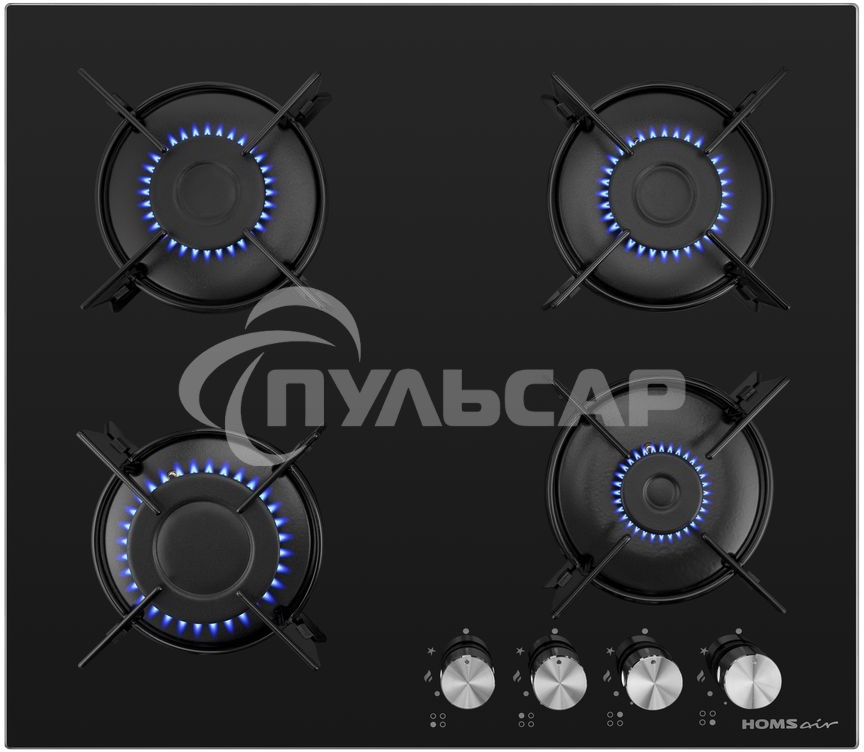 Газовая варочная панель HOMSair HGG641EBK