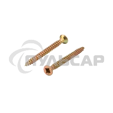 Саморез универсальный KRANZ 3х35, желтый цинк, пакет (800 шт/уп)