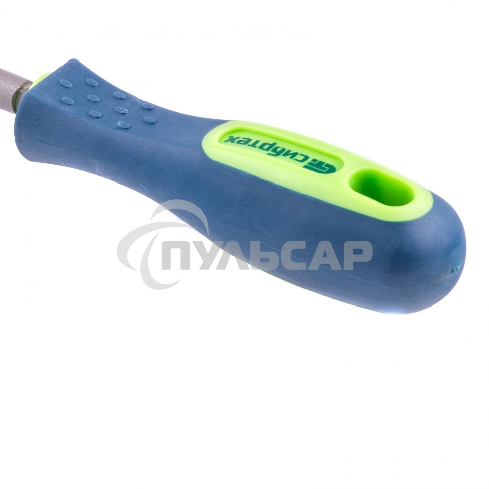 Напильник СИБРТЕХ, 250 мм круглый, двухкомпонентная рукоятка, №2 16130