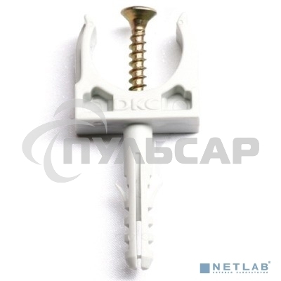 Держатель с защелкой и дюбелем. д.25мм 51325 DKC