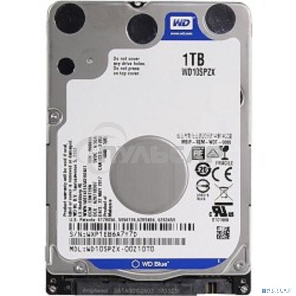Жесткий диск Western Digital Blue™ WD10SPZX 1ТБ 2,5