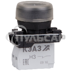 Кнопка КМЕ 4211м 1но+1нз цилиндр IP65 черный КЭАЗ 248243 Кнопка КМЕ 4211м 1но+1нз цилиндр IP65 черный КЭАЗ 248243