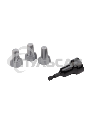 Соединительный изолирующий зажим Rexant с лепестками СИЗ-15 ø 14,9 мм (0,75-10 мм²), серый (50 шт./уп.)