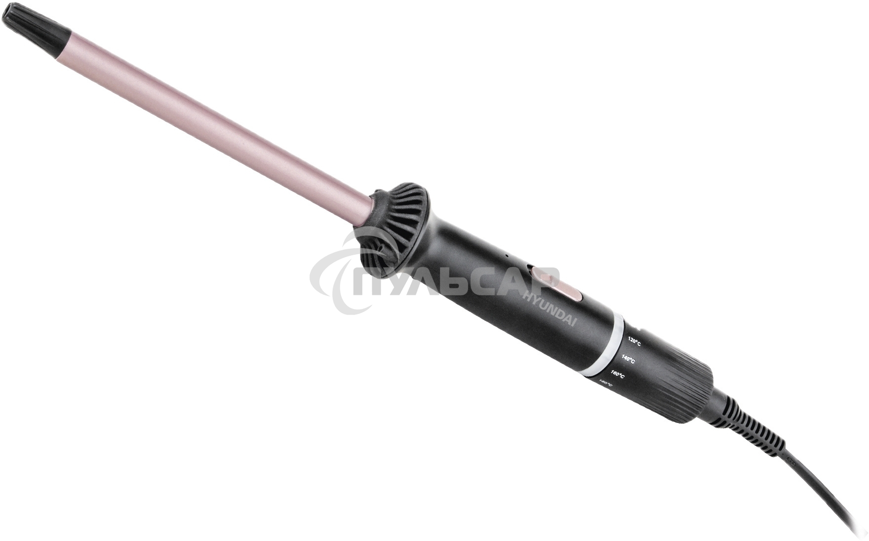 Щипцы Hyundai H-HS1415 25Вт макс.темп.:180С покрытие:керамико-турмалиновое черный