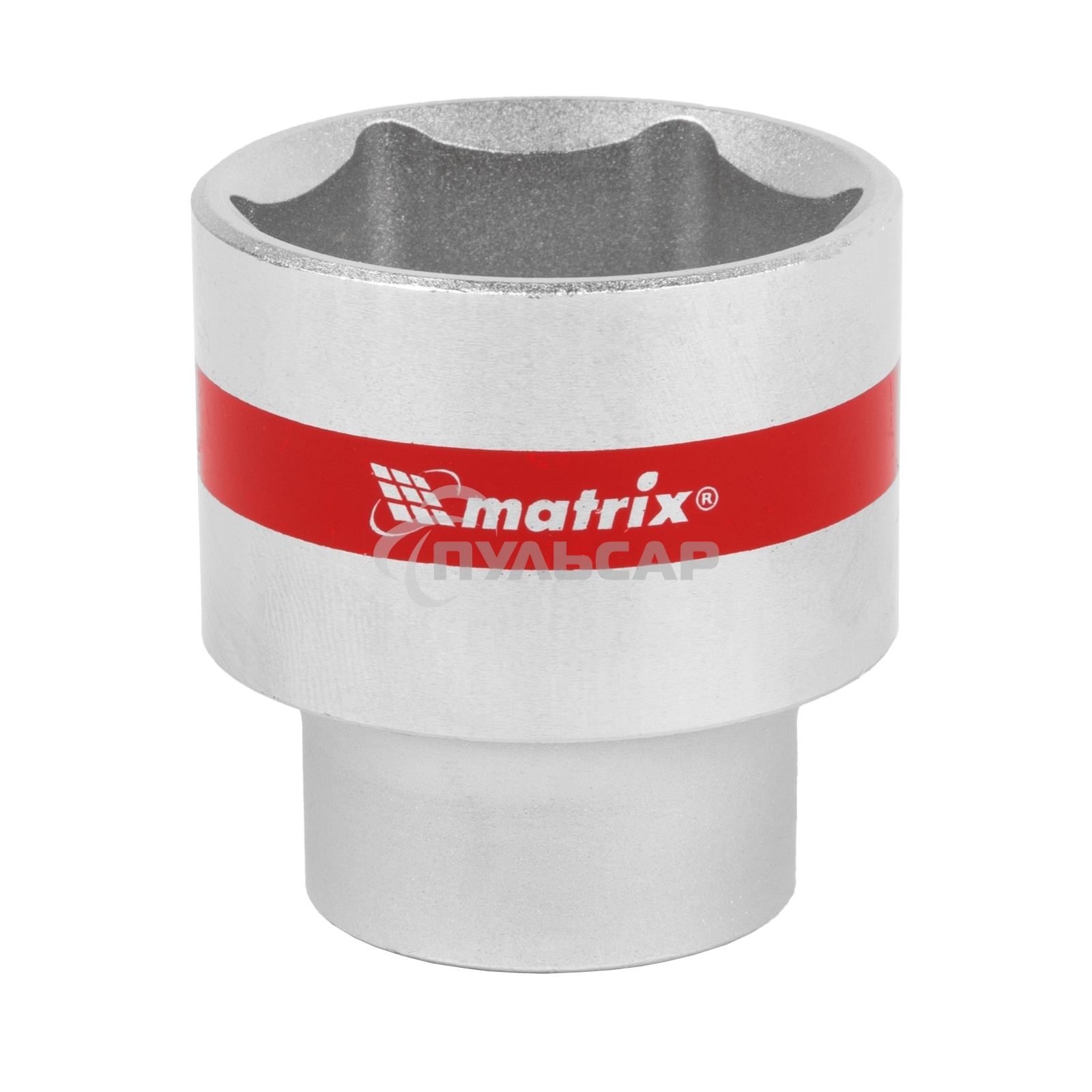 Головка Matrix торцевая 32мм 6-гранная crv под квадрат 1/2'' хромированная