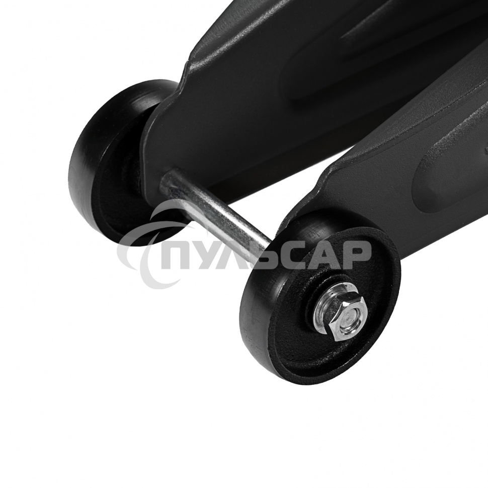 Домкрат гидравлический подкатной с фиксатором Denzel, 2 т, 130-330 мм 51153