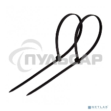 Хомут-стяжка кабельная нейлоновая PROconnect 200 x3,6 мм, черная, упаковка 100 шт.
