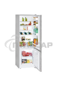 Холодильник Liebherr CUELE 2831-26 001 серебристый двухкамерный 219/53л морозилка снизу