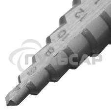 Сверло ступенчатое по металлу Сибртех 4-6-8-10-12-14-16-18-20 мм, 4241