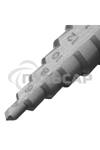 Сверло ступенчатое по металлу Сибртех 4-6-8-10-12-14-16-18-20 мм, 4241