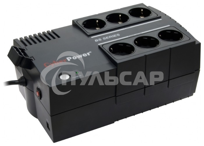 Источник бесперебойного питания CyberPower BS650E черный 650VA